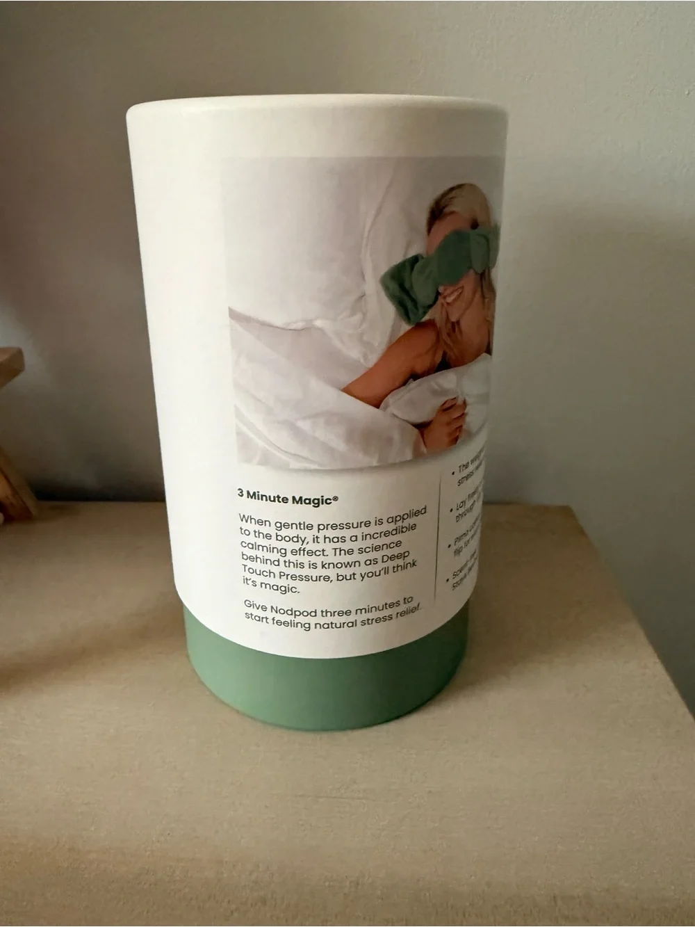 Nodpod Weighted Eye Blanket in Sage